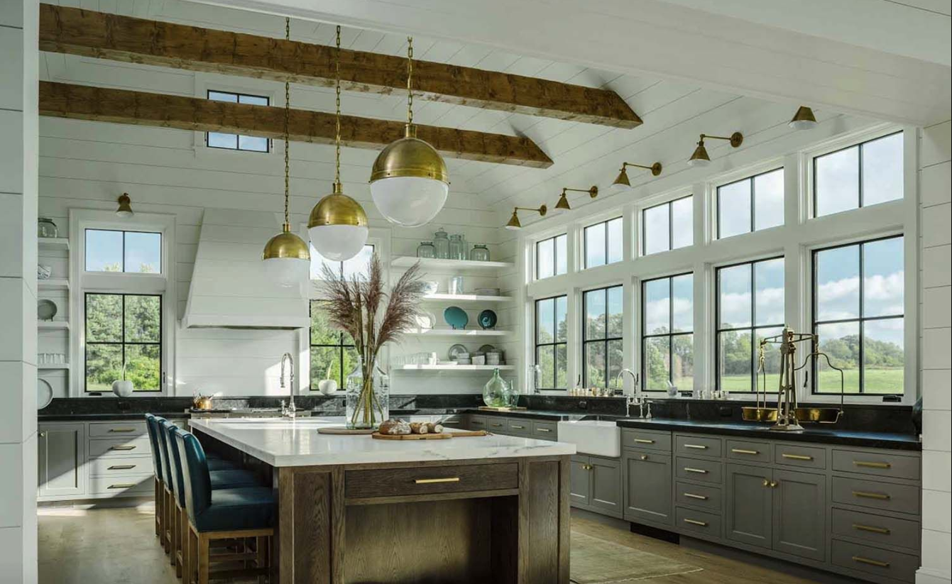 farmhouse kitchen lighting