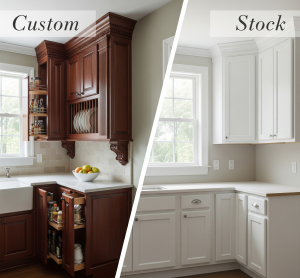 Custom vs Stock Kitchen Cabinets